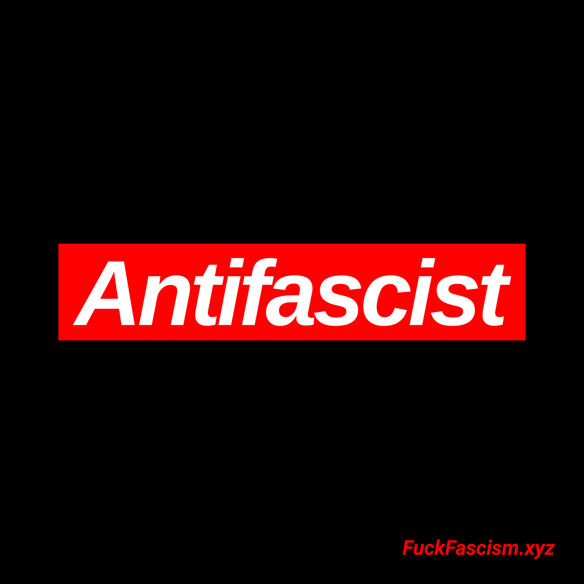 Antifascist Foamie Flat Bill Trucker