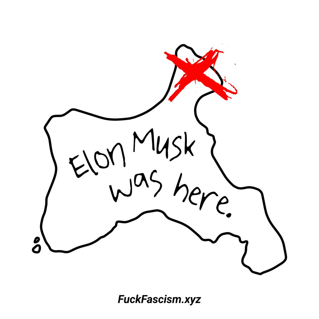 Elon Musk Was Here Epstein Island Organic Tee