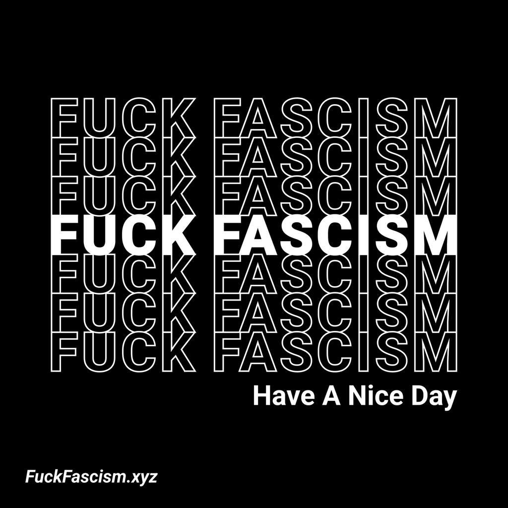 FUCK FASCISM Thank You Organic Women's Tee
