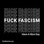 FUCK FASCISM Thank You Organic Women's Tee
