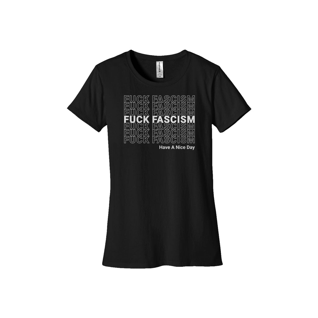 FUCK FASCISM Thank You Organic Women's Tee