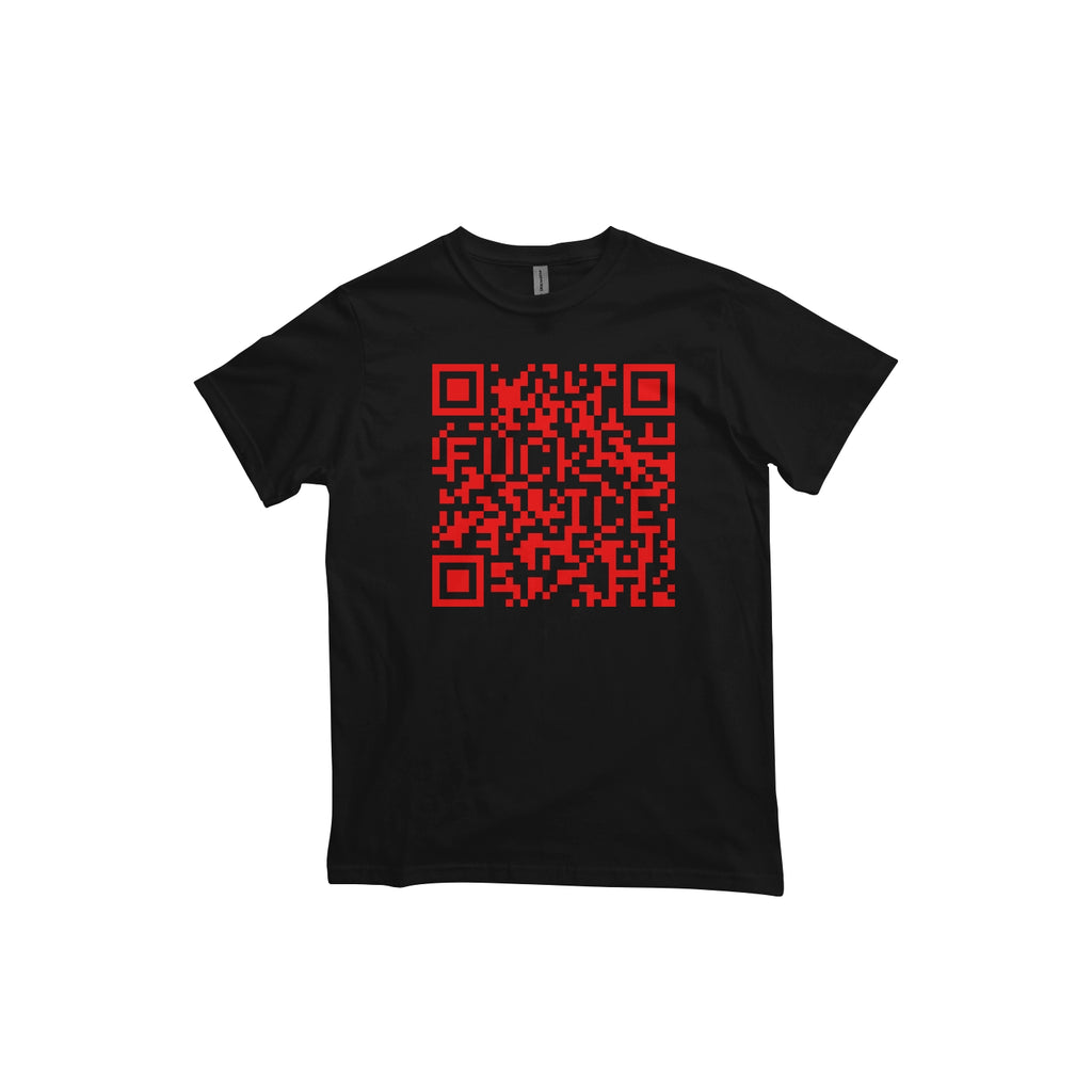 FUCK ICE QR Code Organic Unisex Tee