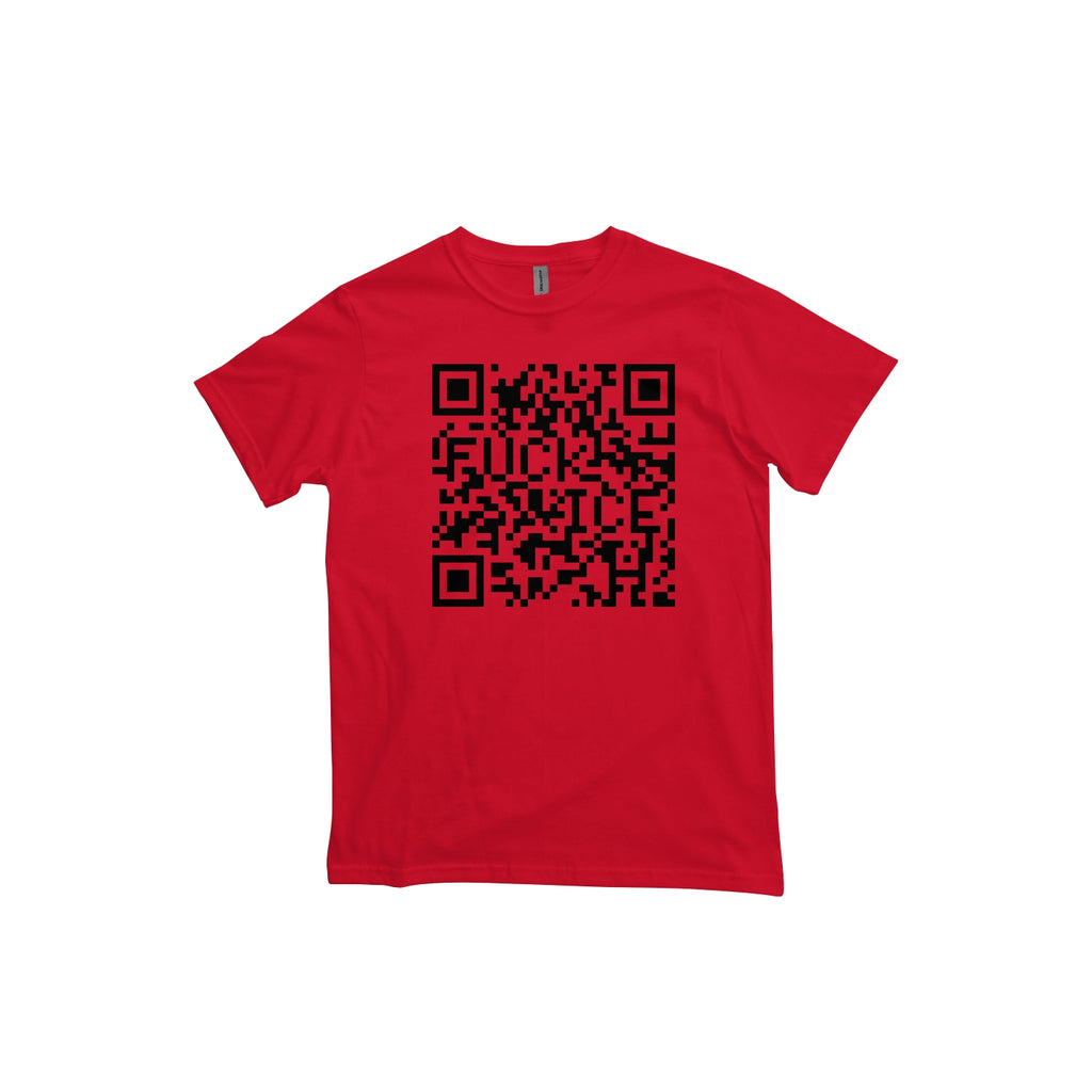 FUCK ICE QR Code Organic Unisex Tee