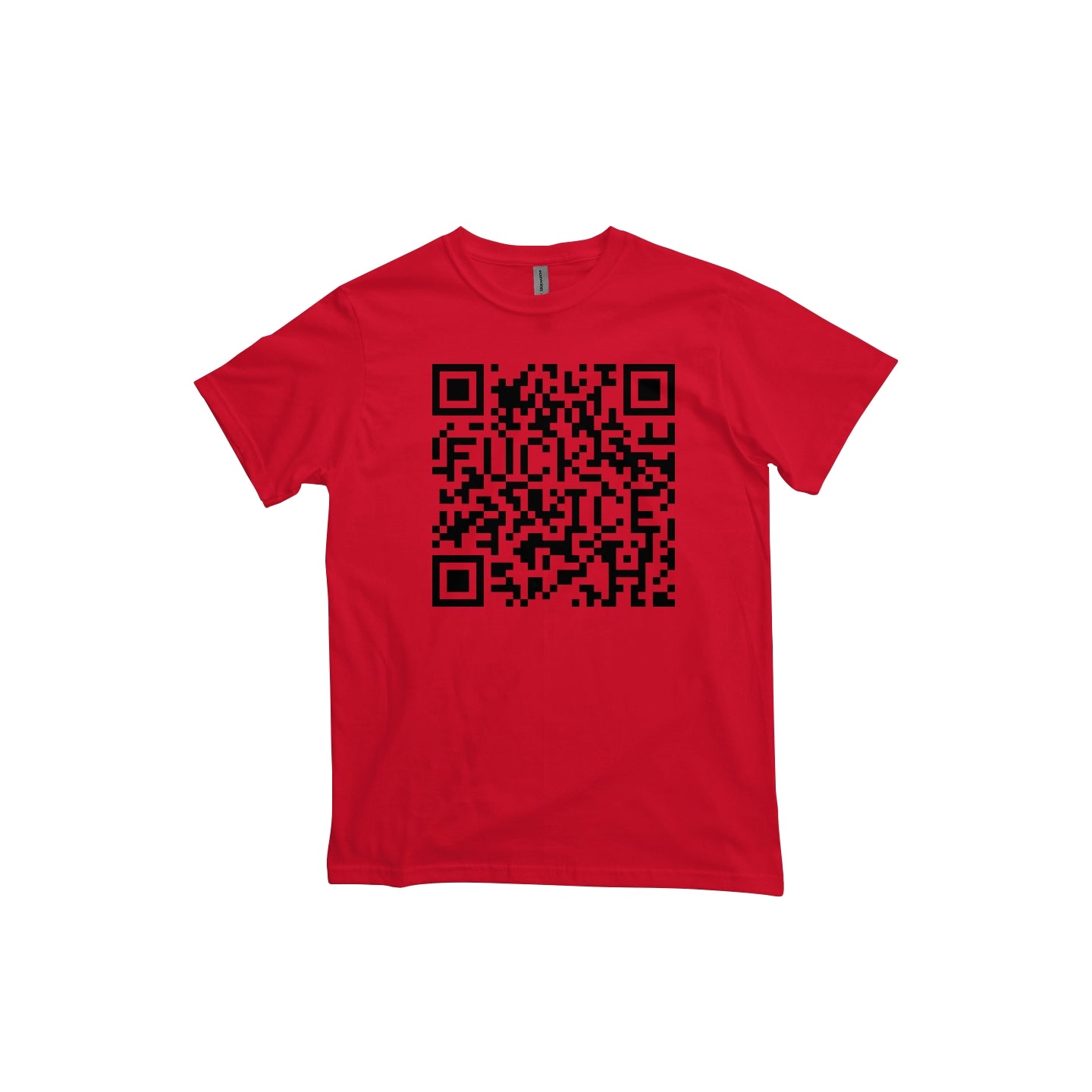 FUCK ICE QR Code Organic Unisex Tee
