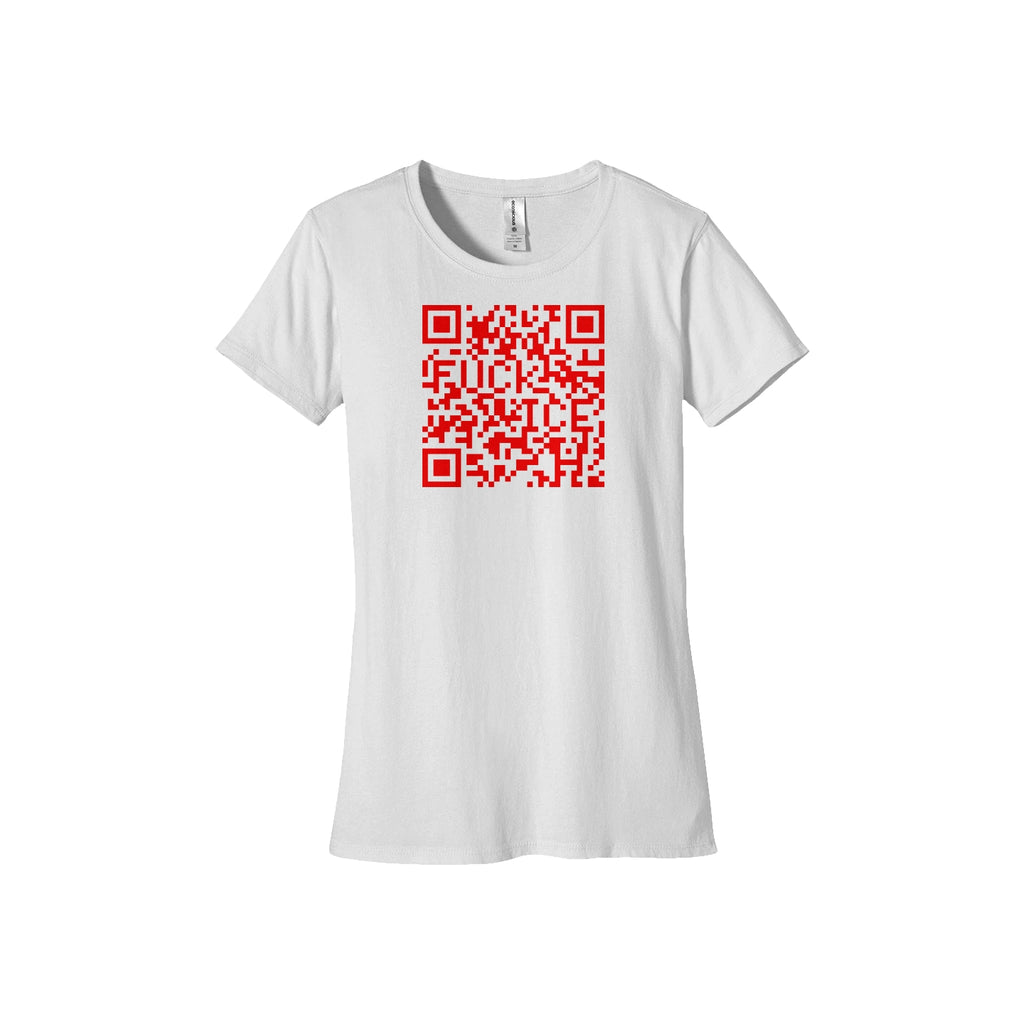 FUCK ICE QR Code Organic Women's Tee