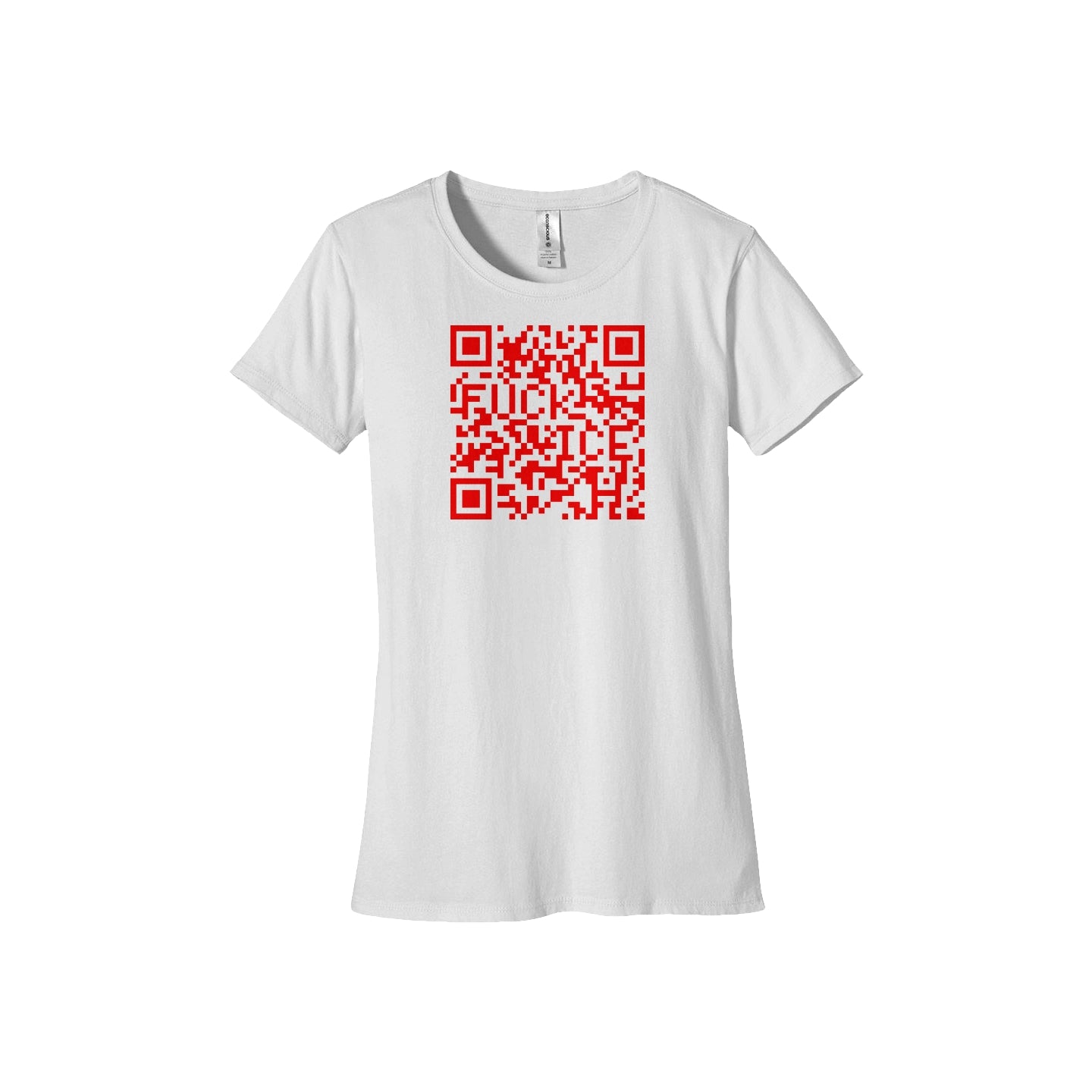 FUCK ICE QR Code Organic Women's Tee