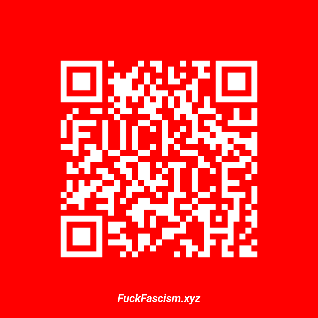 FUCK ICE QR Code Organic Unisex Tee