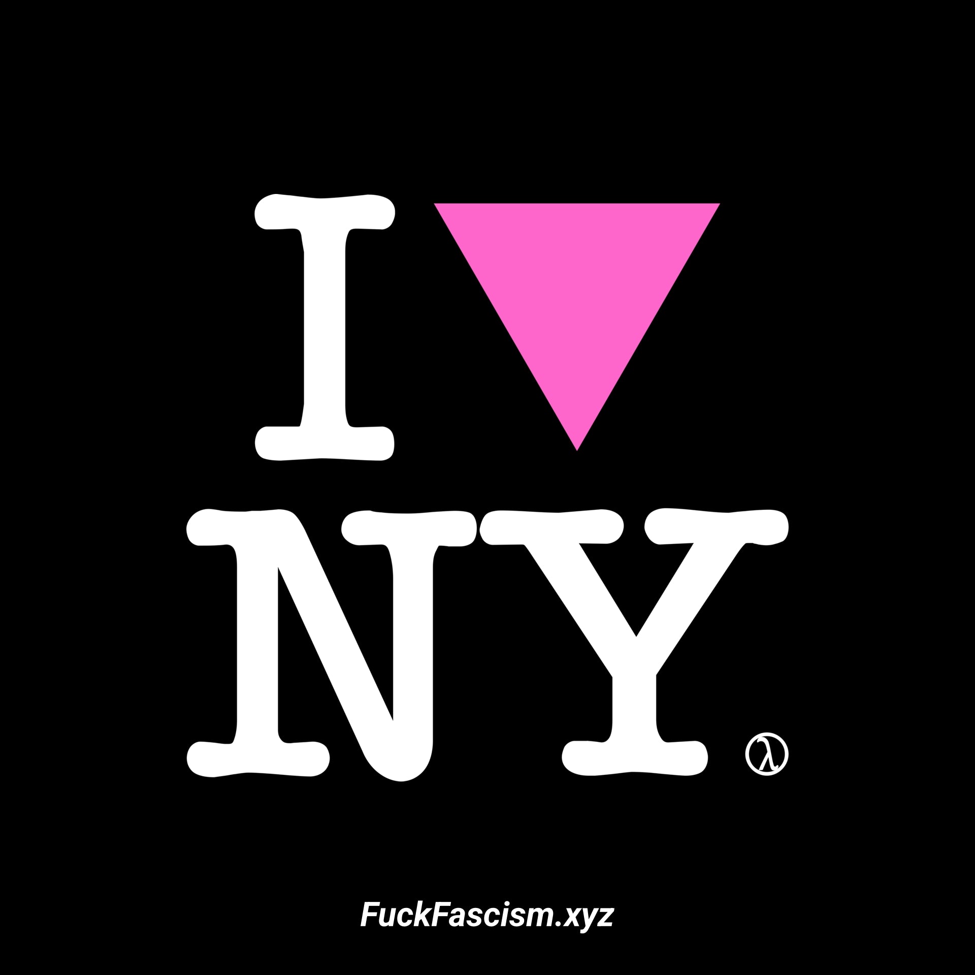 I Pink Triangle NY Organic Unisex Tee