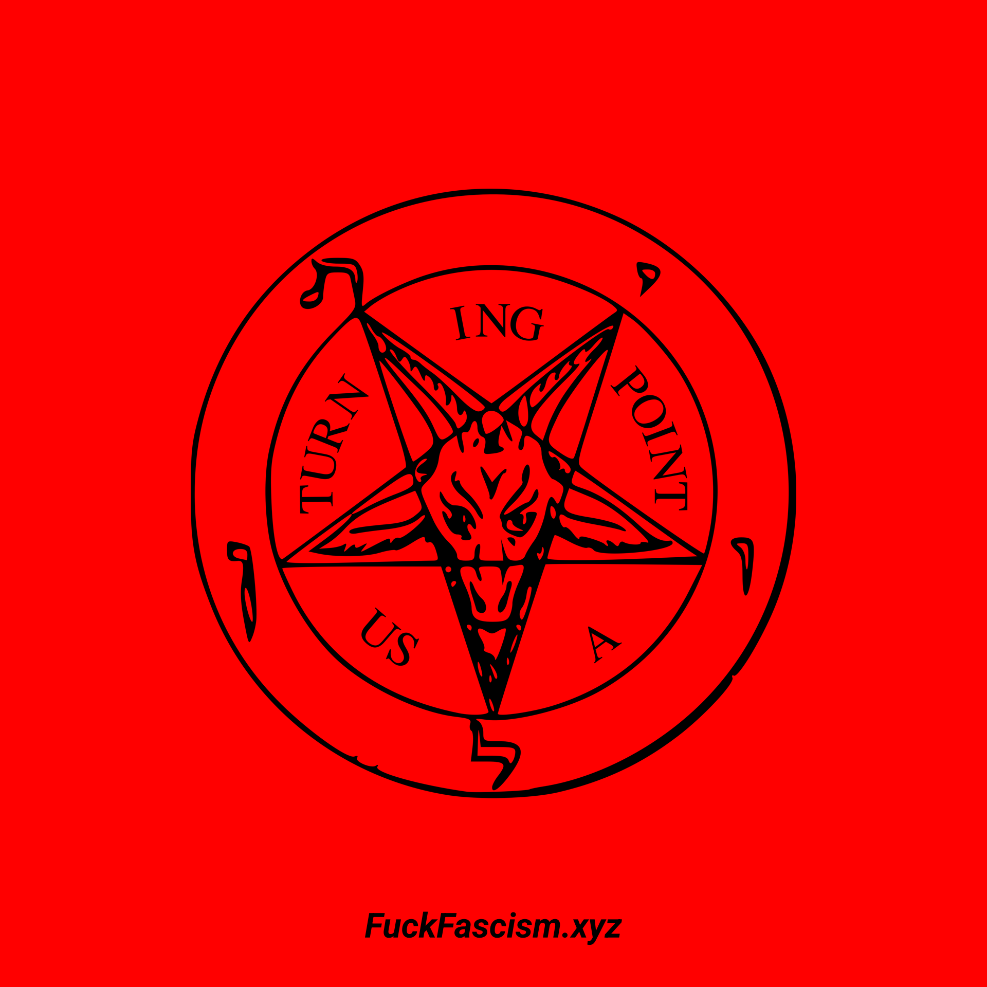 TPUSA Baphomet Pentagram Organic Unisex Tee